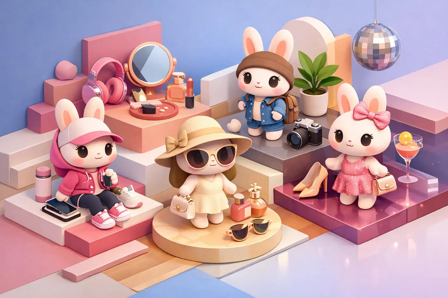 Different BunnyLulu for Different OOTD