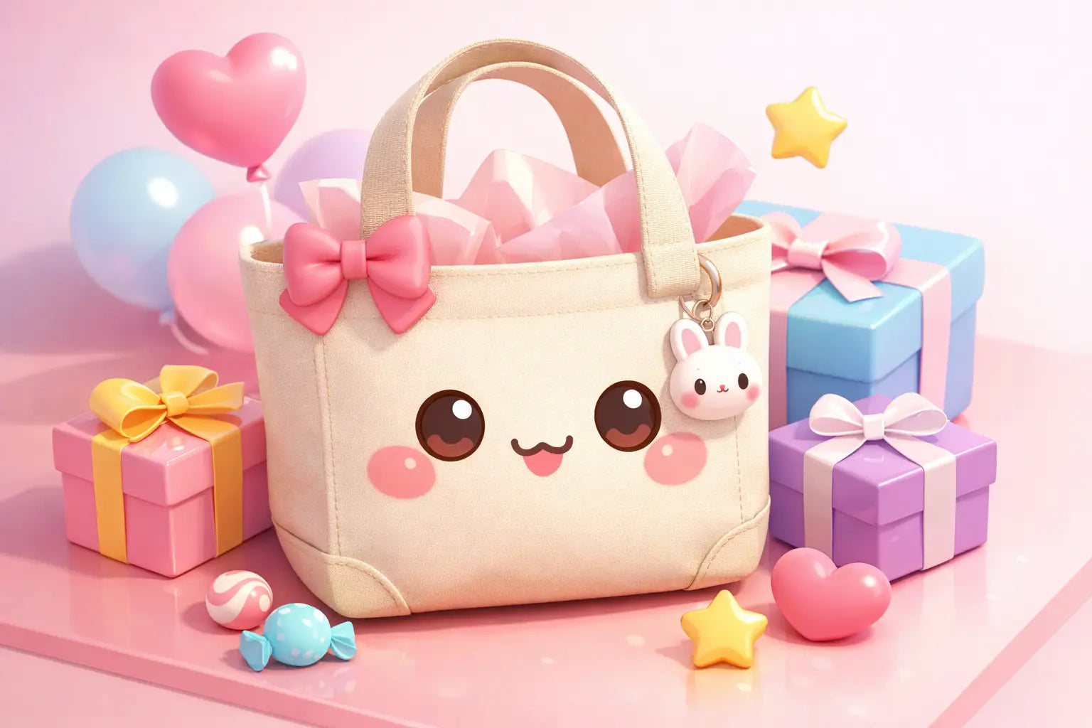 Canvas Bag Kawaii Style That Feels Gift-Ready