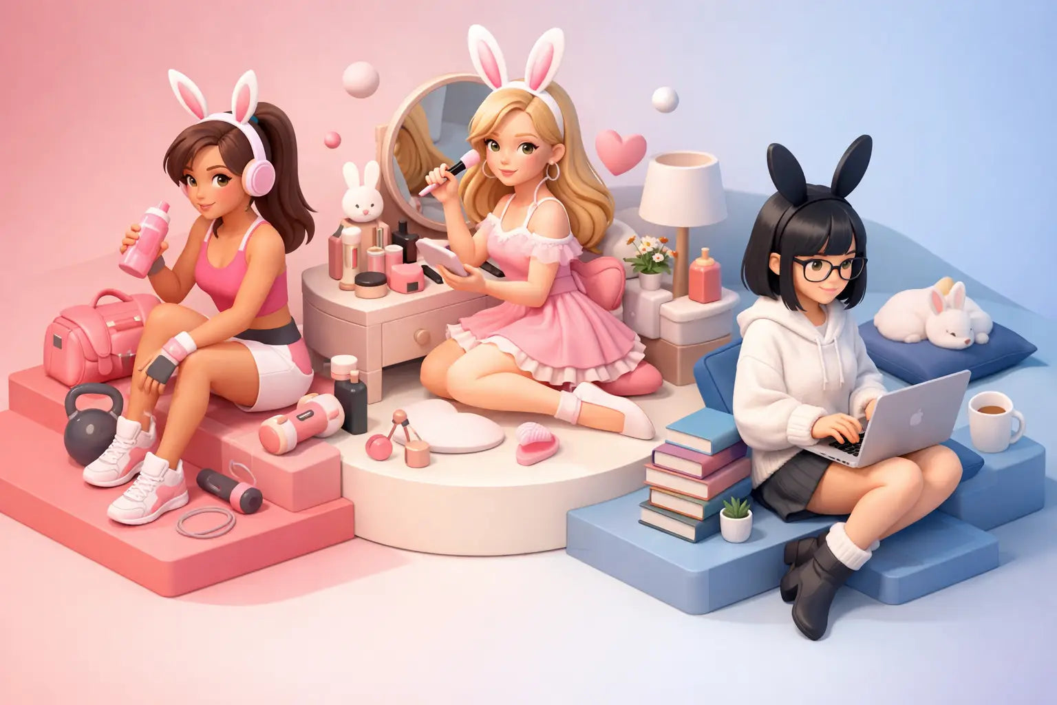 Different BunnyLulu for Different Girls