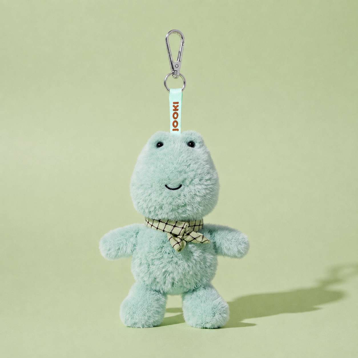 BunnyLulu Original 100% Vegan Forest Series Plush Keychain with a Metal Tin, Fox/Sheep/Bunny/Piggie/Monkey
