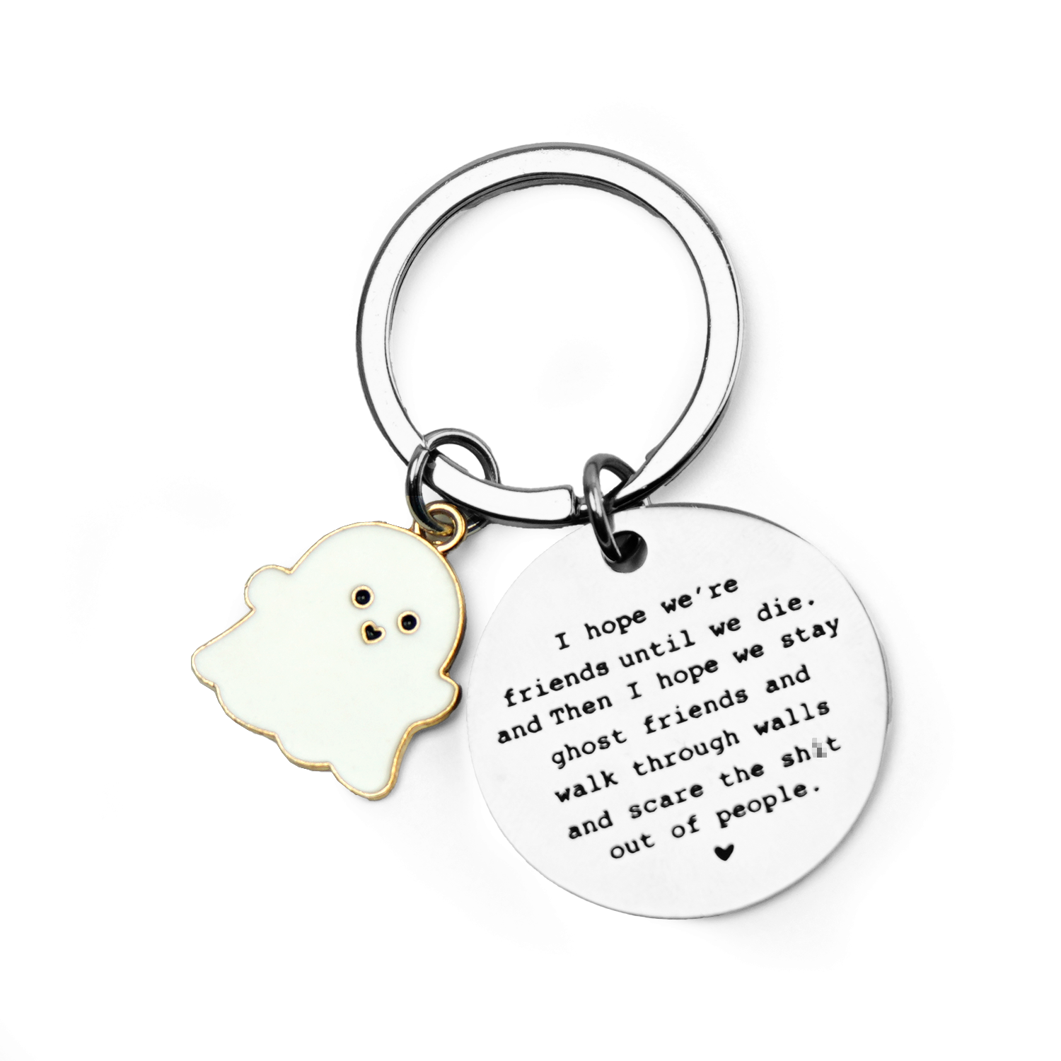 “Ghost Friends Forever” Halloween Keychain