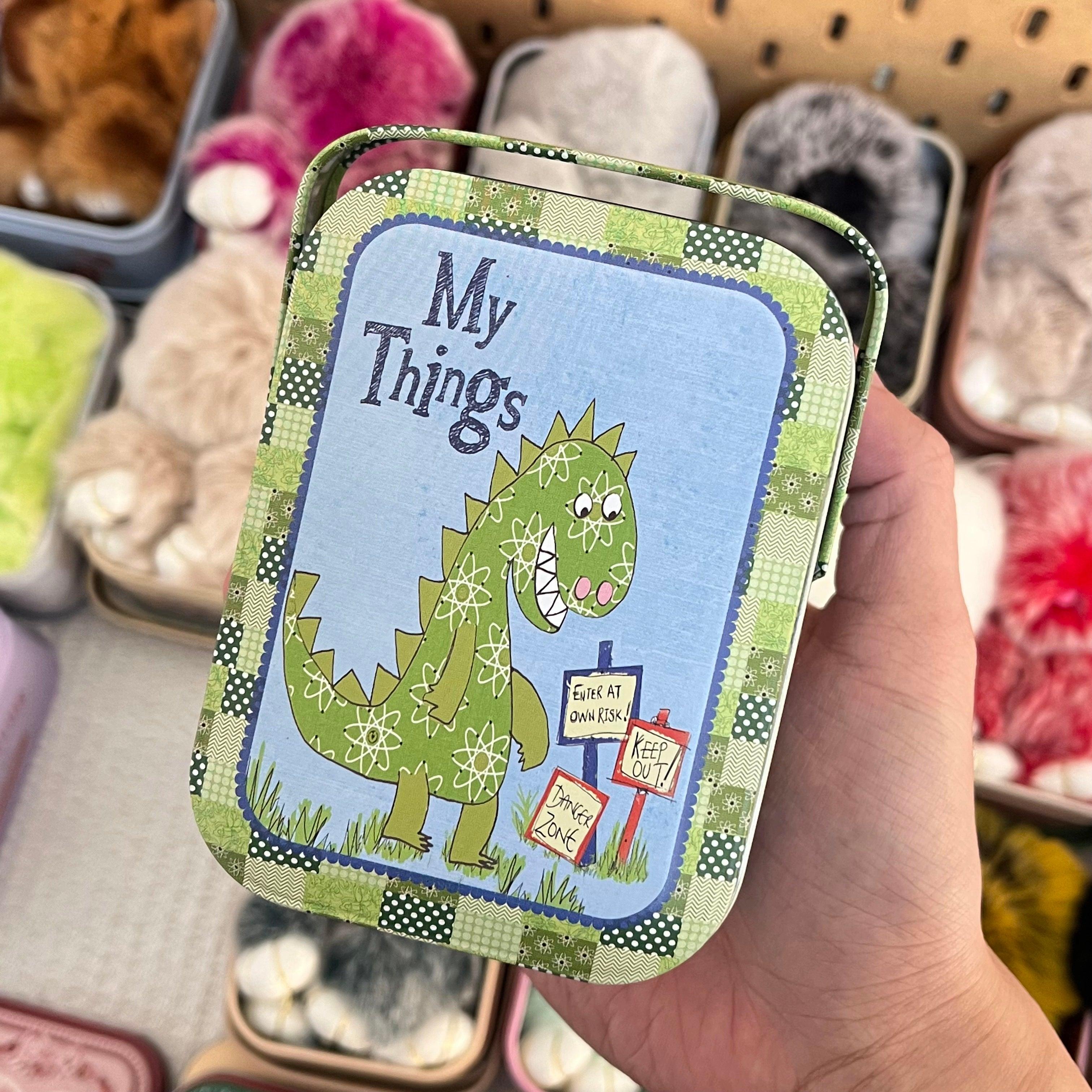 TeddyLulu Handmade Bear Pompom Keychain with Designed Tin - BunnyLulu