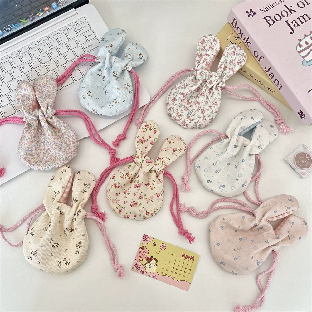 Cute pouch with rabbit ears 2-pack by BunnyLulu Original