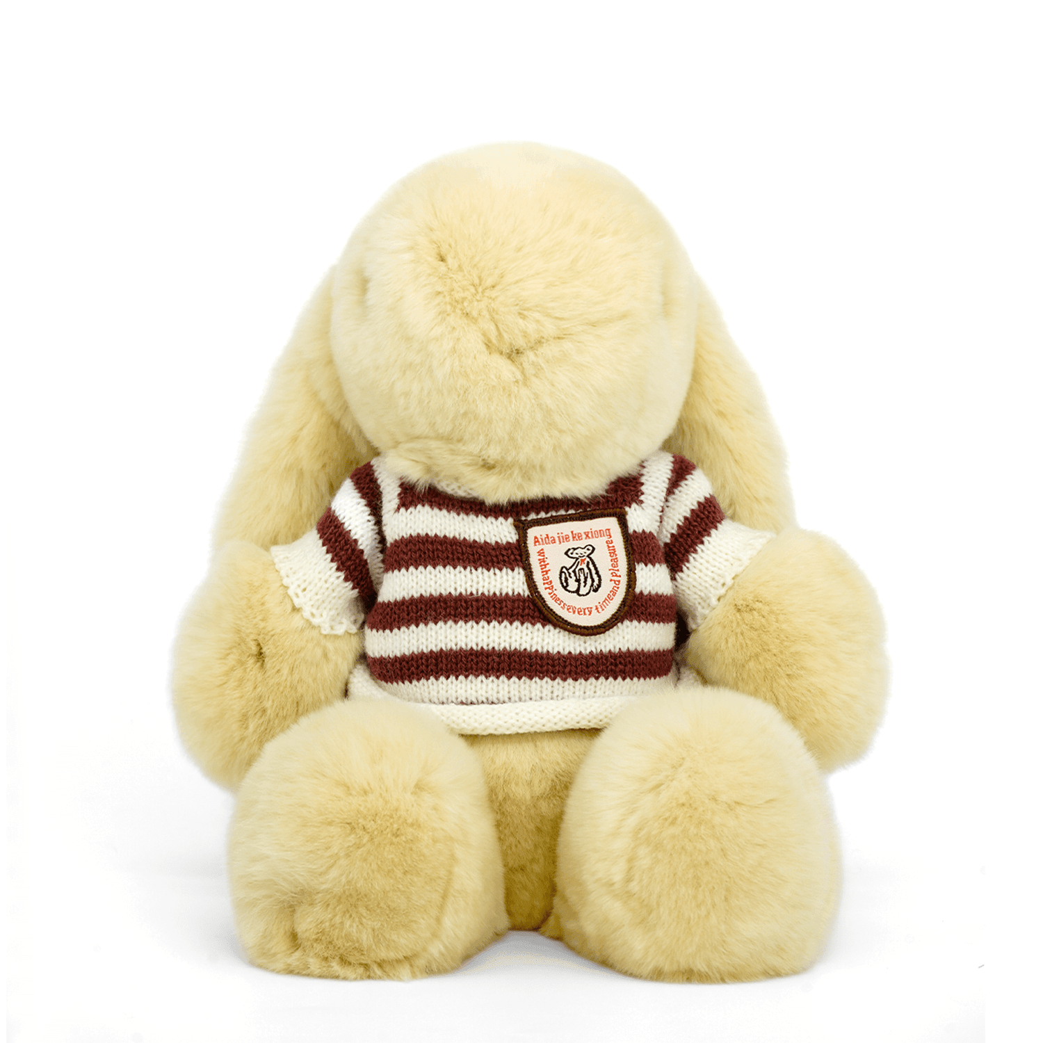 BunnyLulu XL Bunny Plush Toy Gift with Designed Makeup box, 13 inches - BunnyLulu