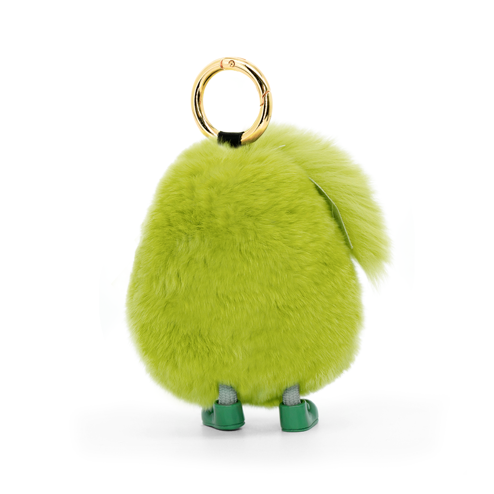 Avocado Plush Keychain with Designed Tin