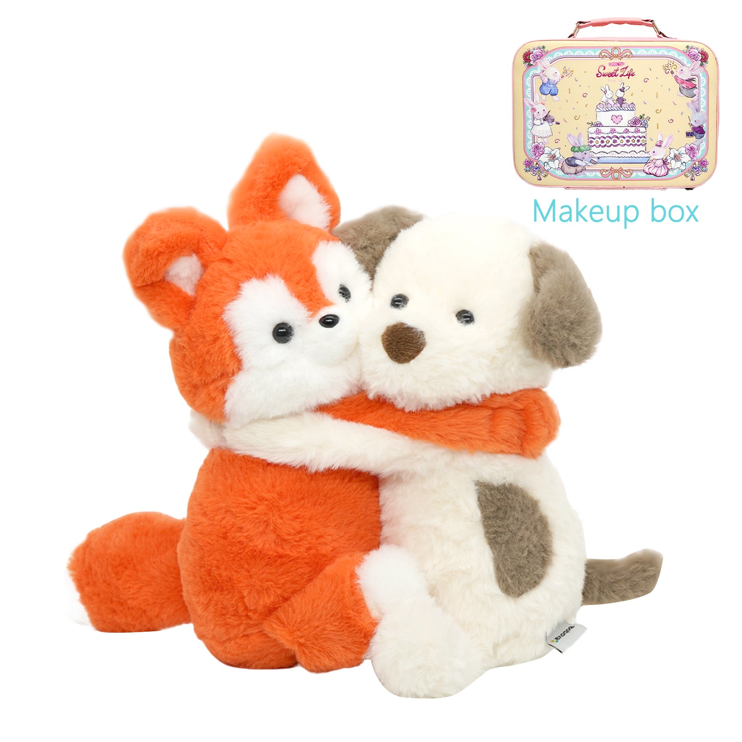 BunnyLulu™ Best Friends Hug Plush – 9 Inch Soft Scented Toy with Detachable Arms
