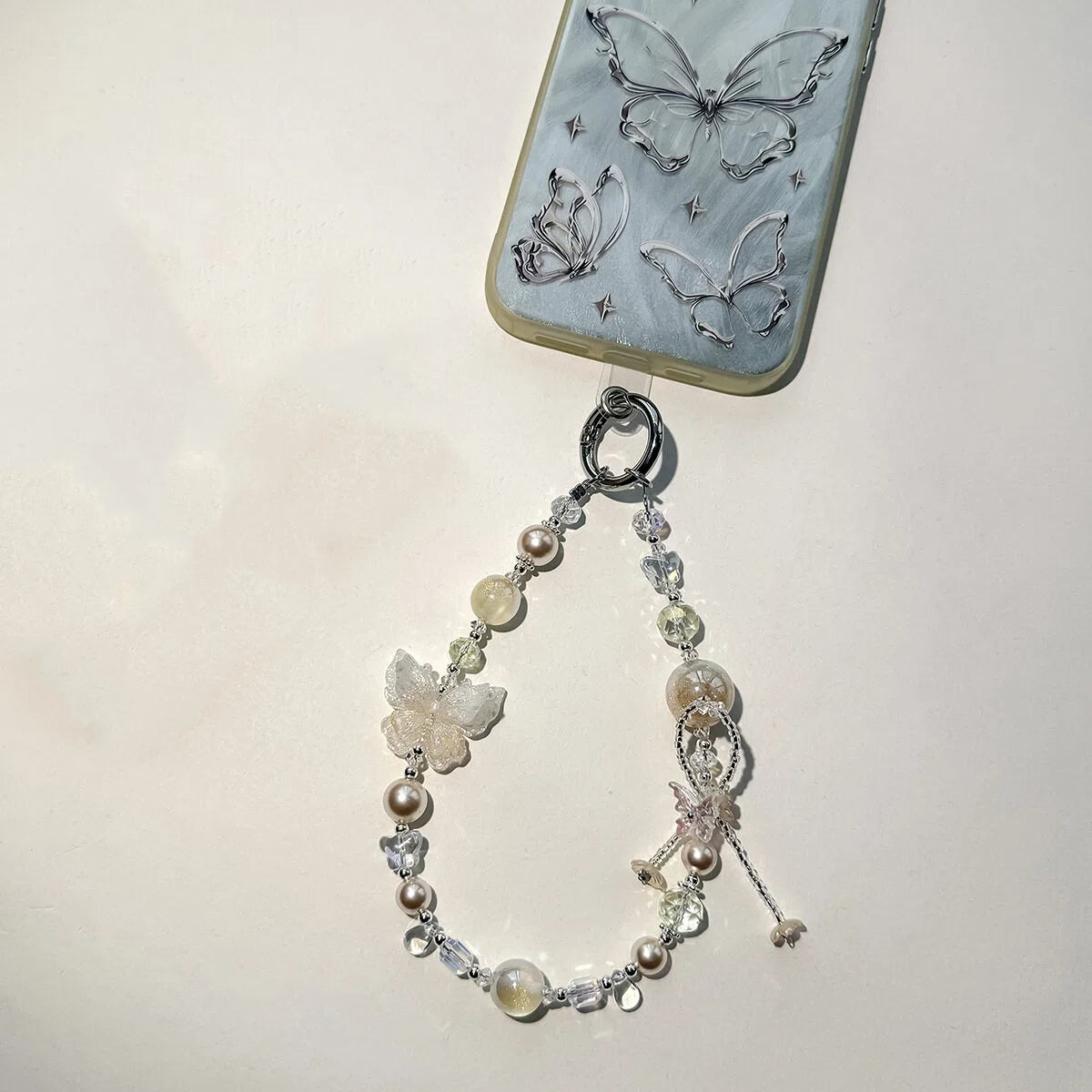 New! BunnyLulu Original Luminous Beaded Phone/Bag Chain Chram/KeyChain, UV Color Changing, Special Day Gift (Copy)