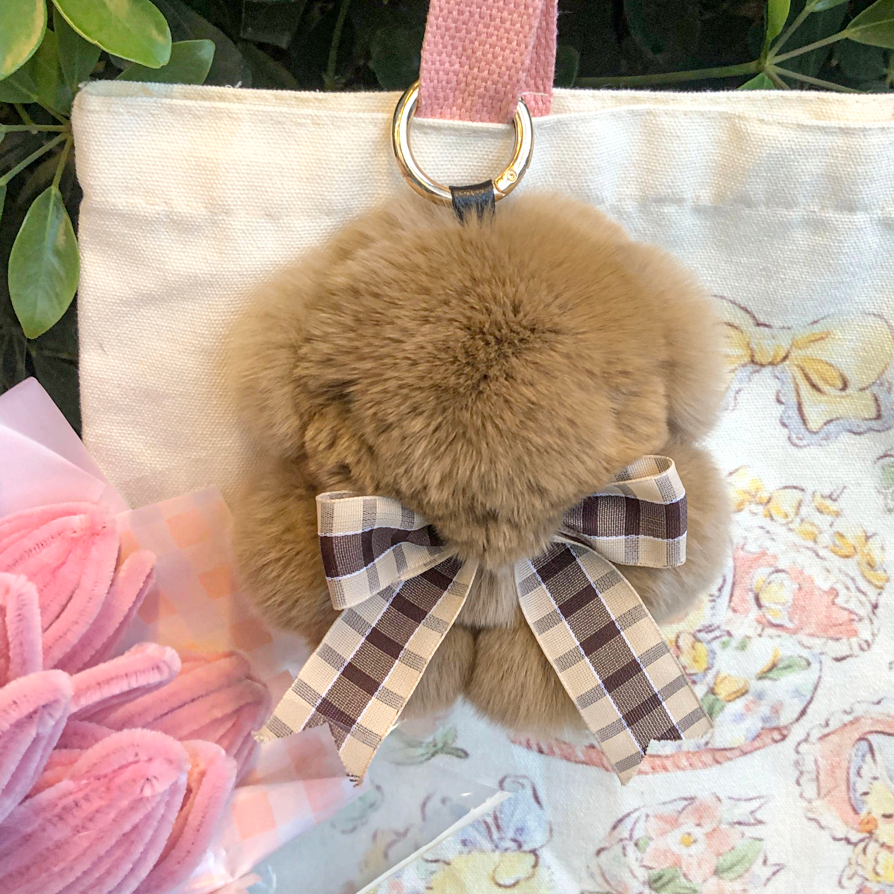 BunnyLulu Original Teddy Bear Plush Keychain with Collector's Tin