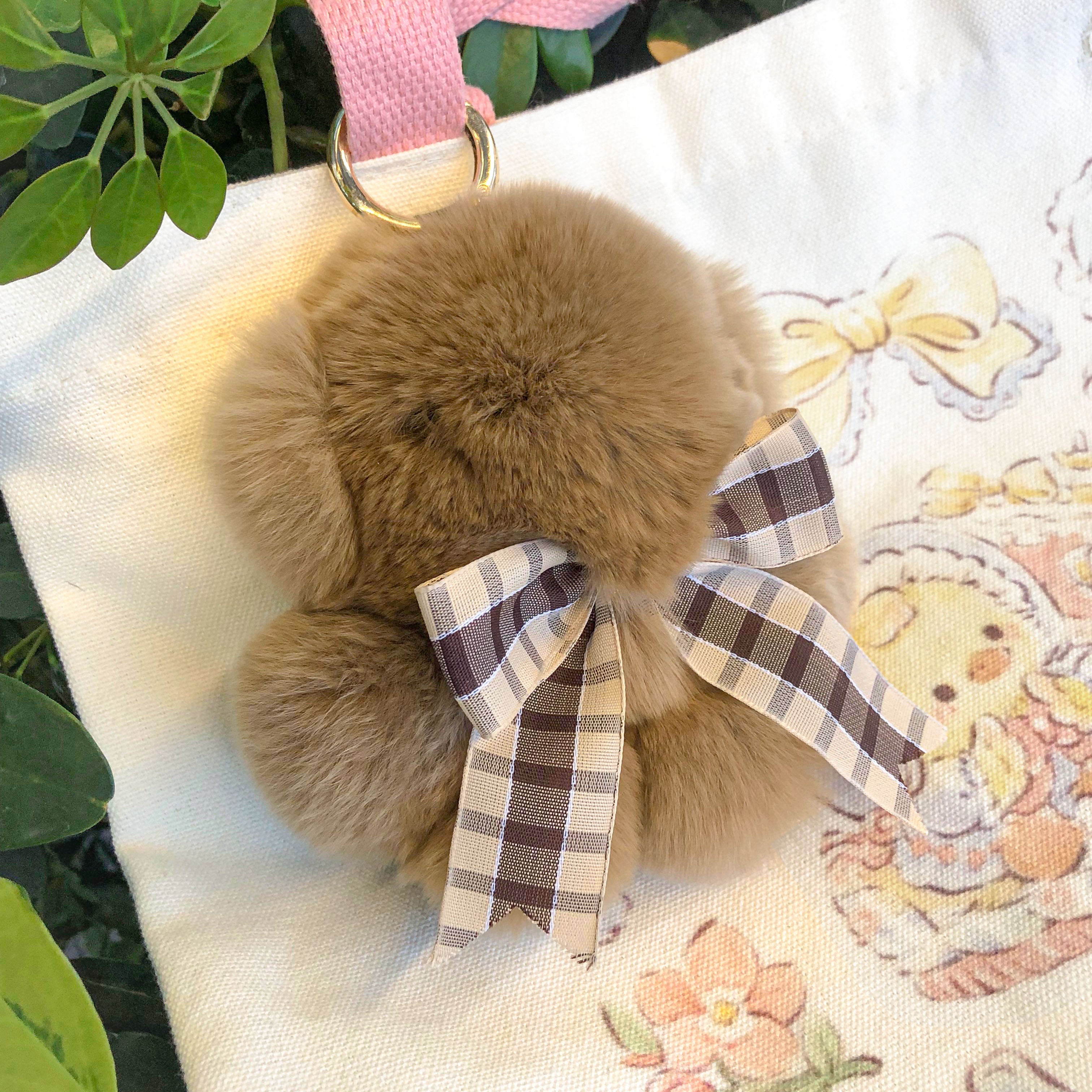 BunnyLulu Original Teddy Bear Plush Keychain with Collector's Tin