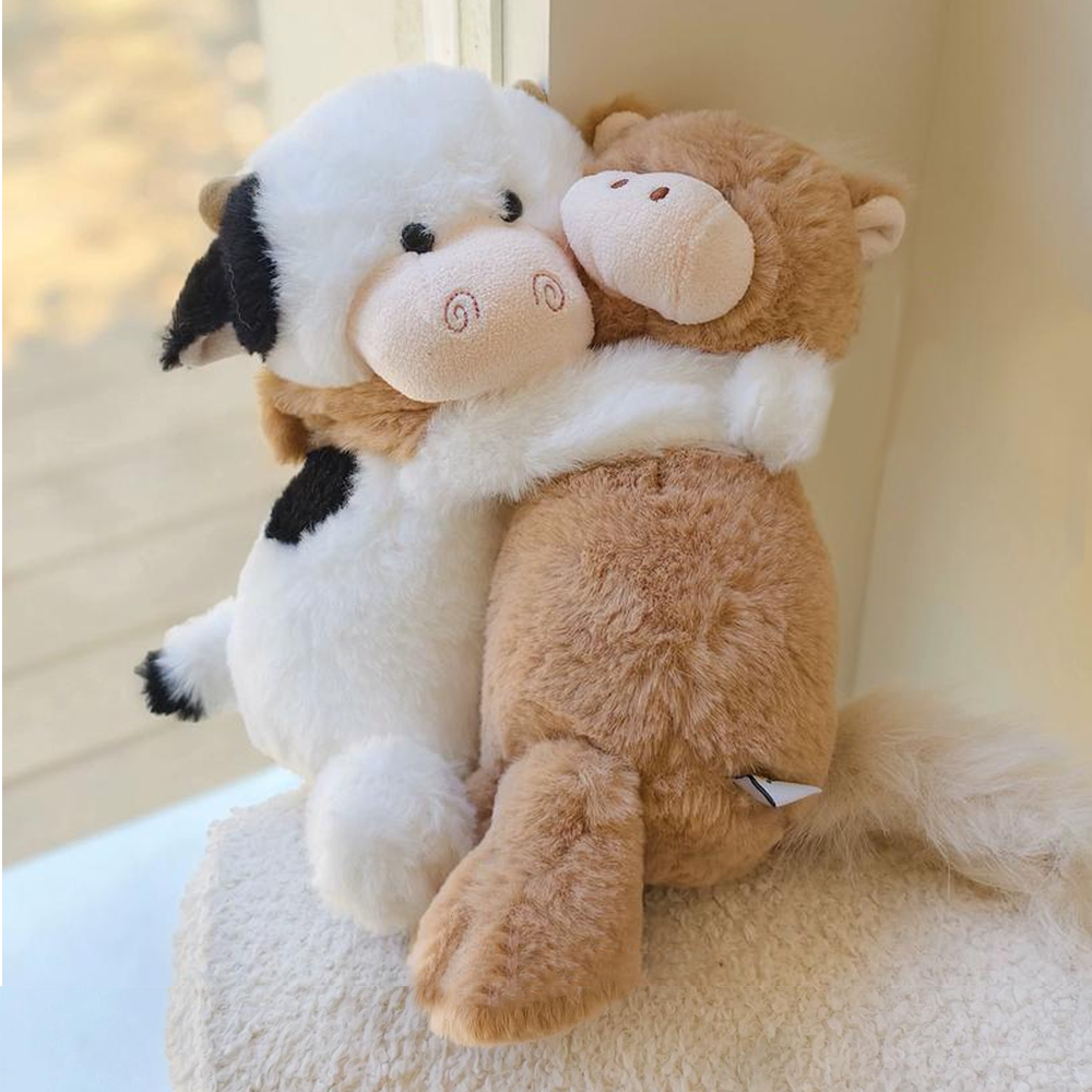 BunnyLulu™ Best Friends Hug Plush – 9 Inch Soft Scented Toy with Detachable Arms