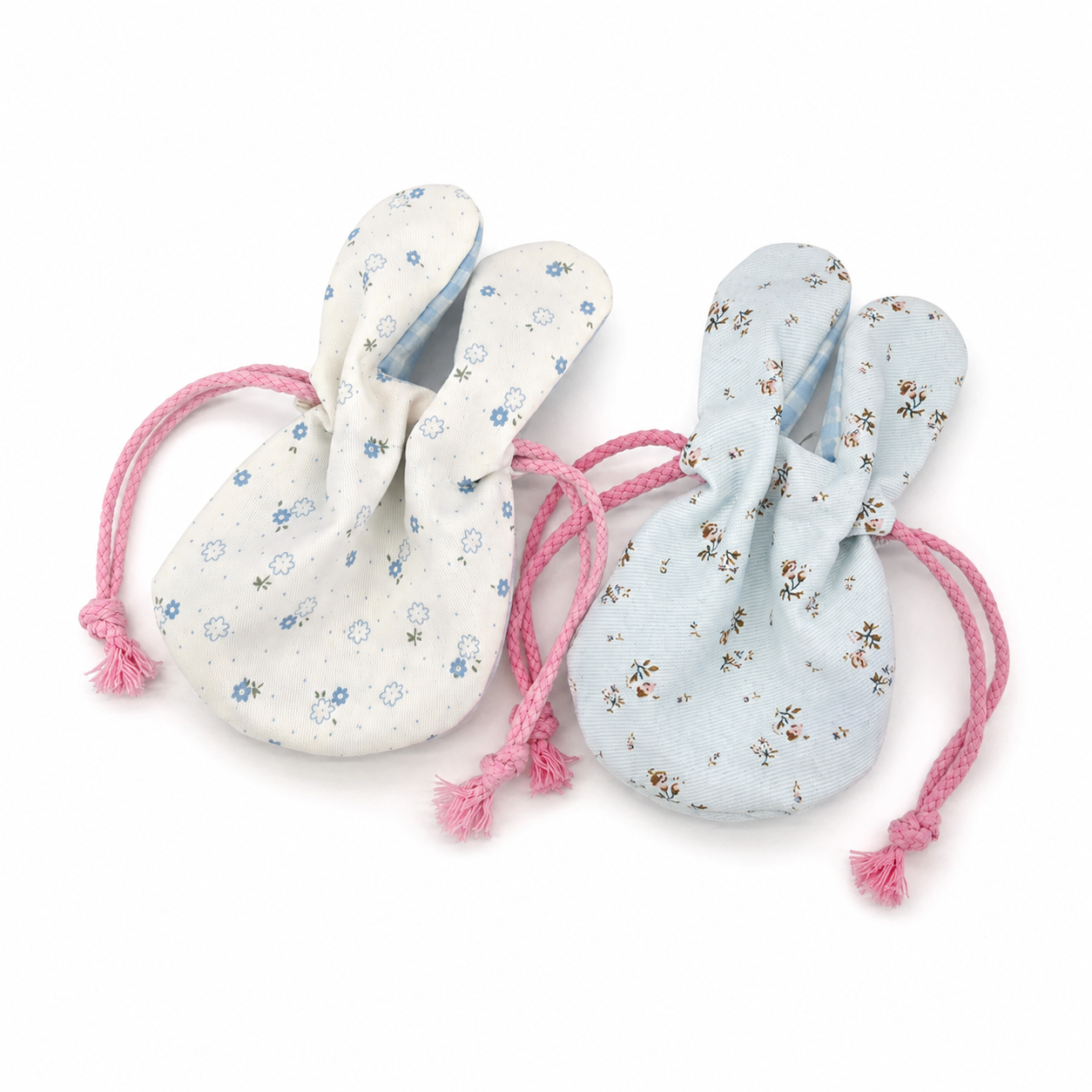 BunnyLulu Original 2-Pack Cute Bunny-Ear Pouch Bag