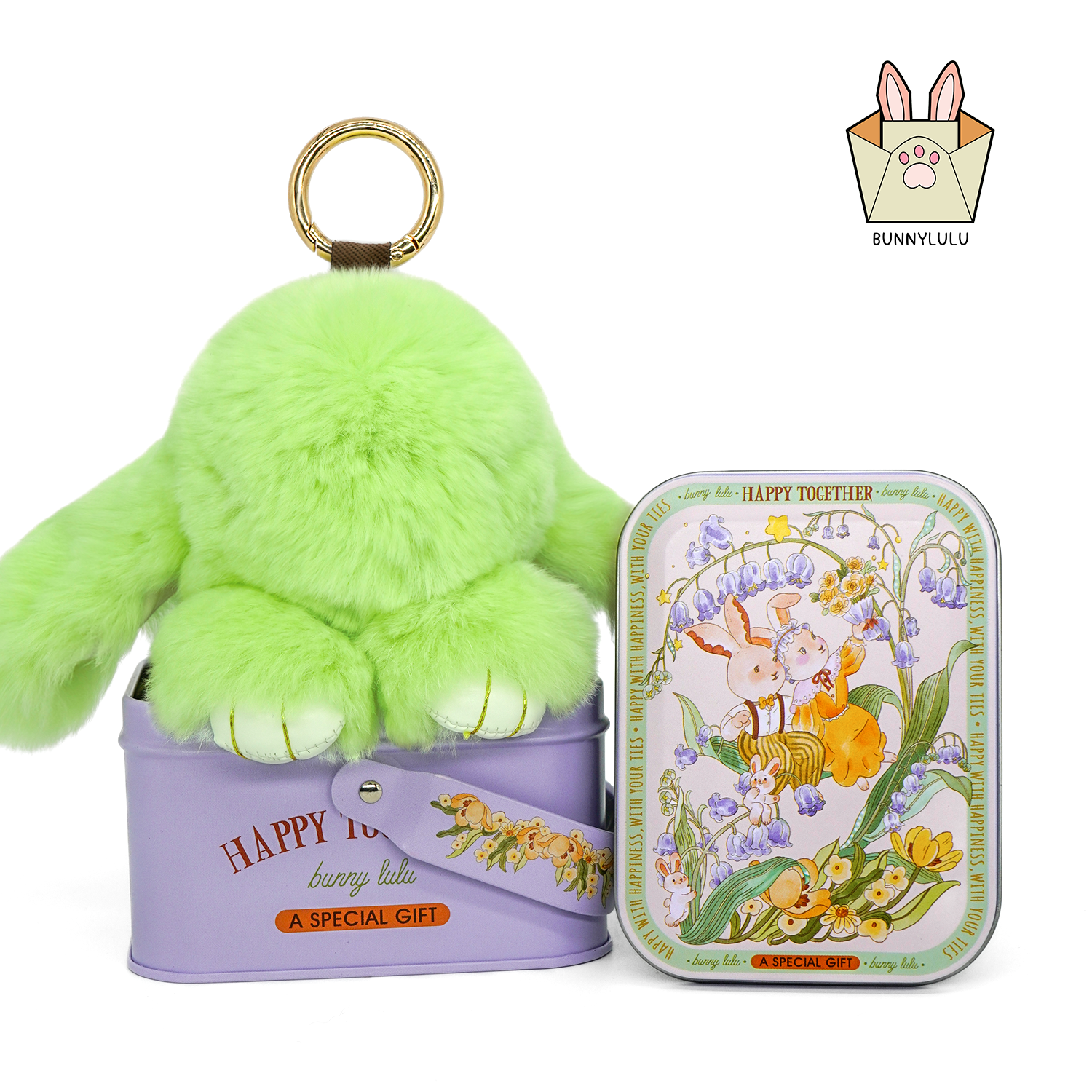 BunnyLulu™ Handmade Plush Bunny Keychain