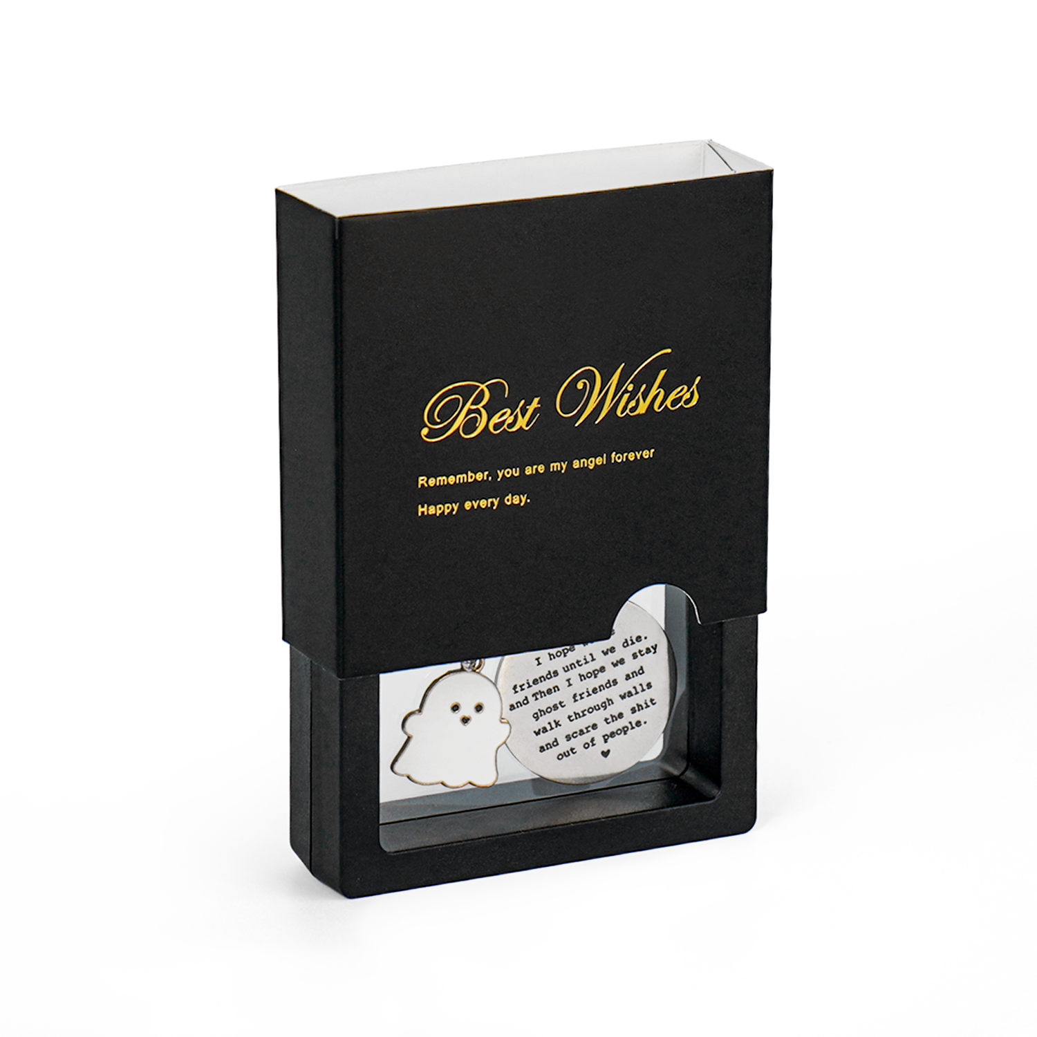 “Ghost Friends Forever” Halloween Keychain