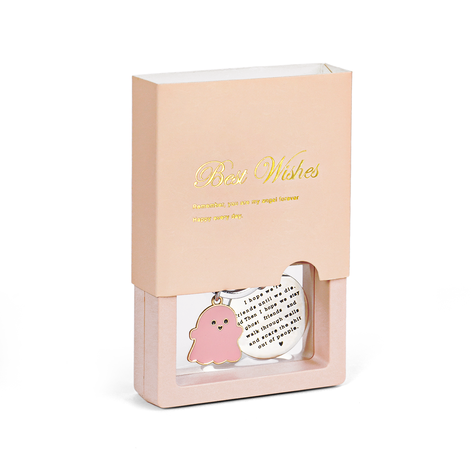 “Ghost Friends Forever” Halloween Keychain