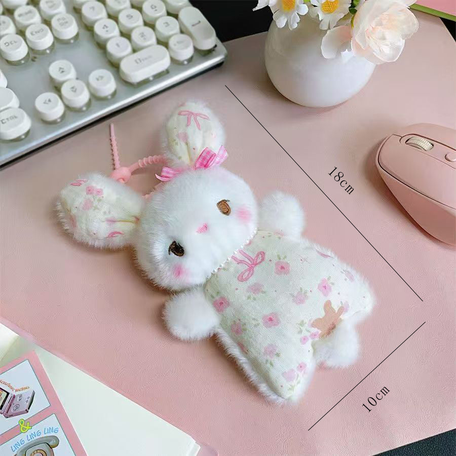 Bunnylulu Original  Pocket Bean Plush Charm, Soft Squishy With Metal Tin