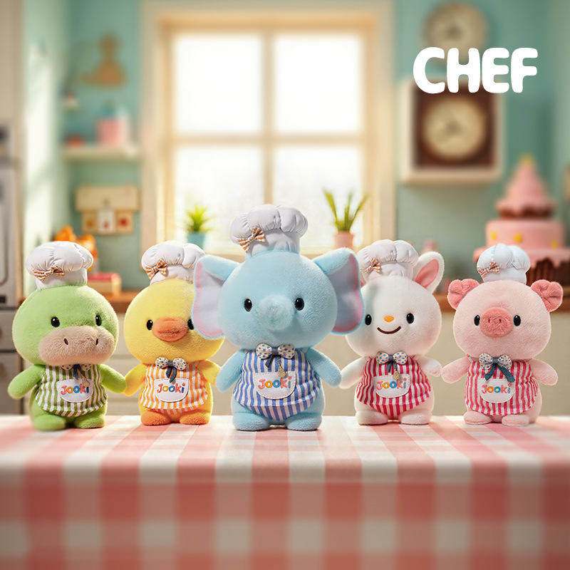 Chef Series Stuffed Animal Plush, 9 Inch