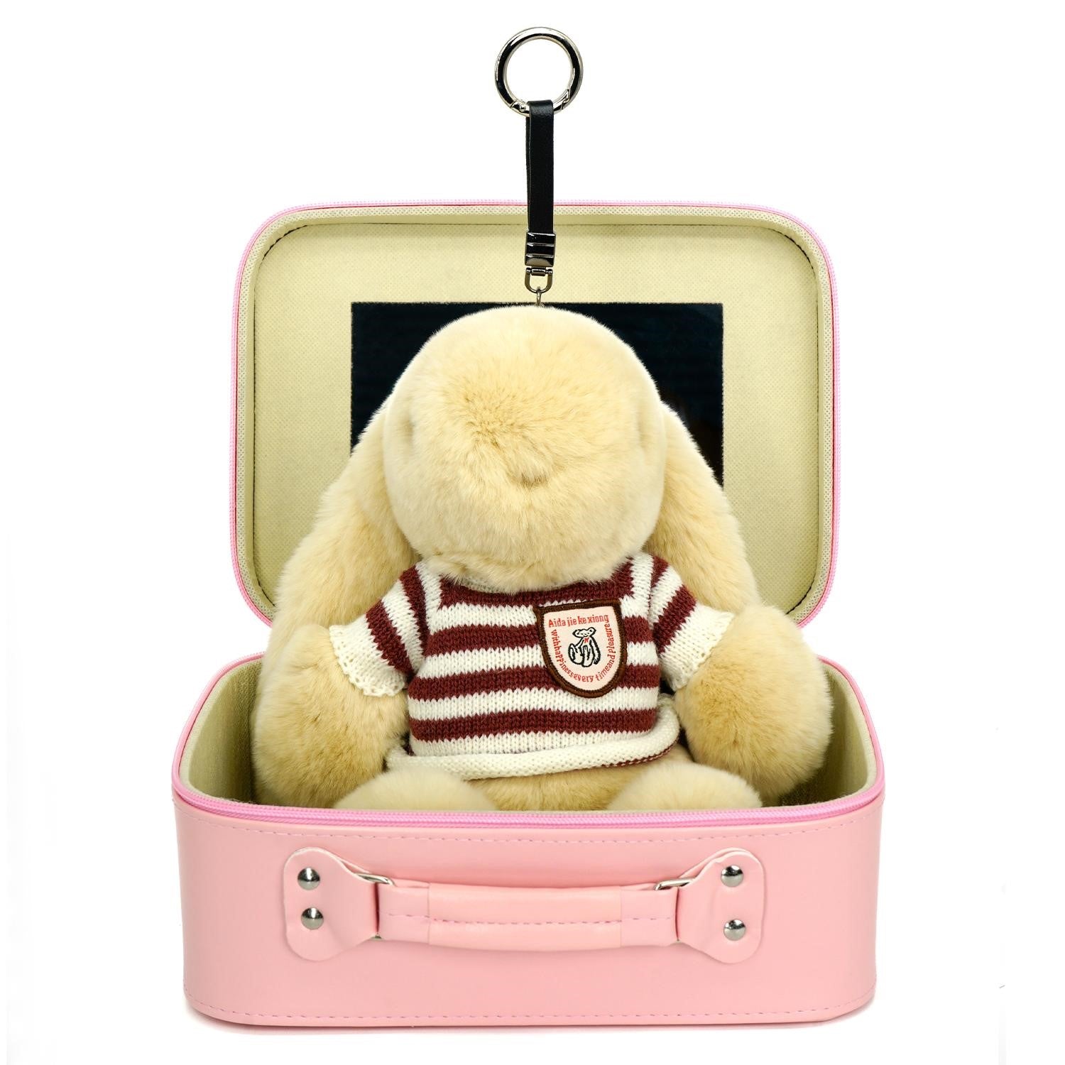 BunnyLulu Original XL Bunny Plush Toy Gift with Designed Makeup box, 13 inches