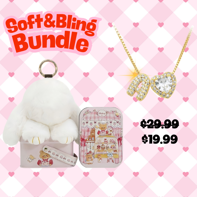 Bunnylulu Sof&Bling Bundle Gift Set For Holiday Birthday Valentine Eastern