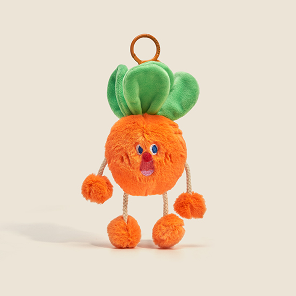 Veggie plush keychain collection group shot