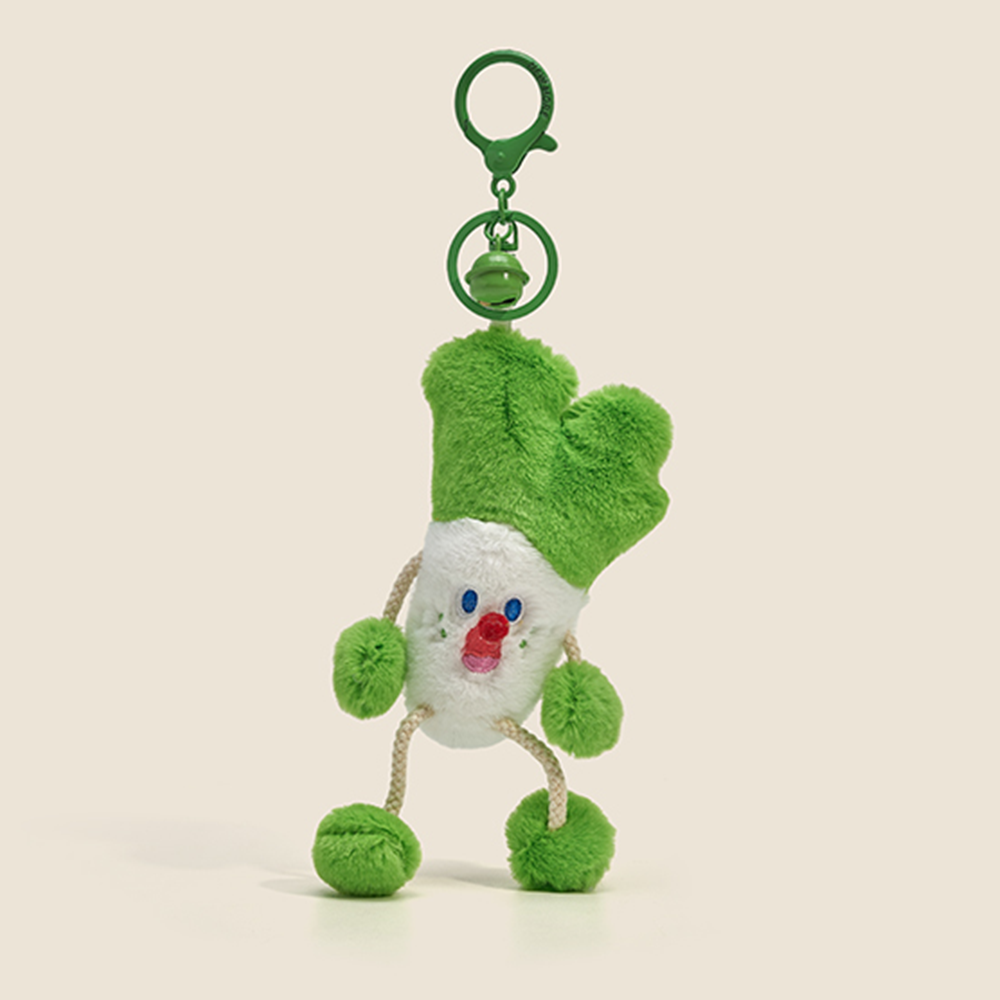 Screaming Veggie Poseable Plush Keychain