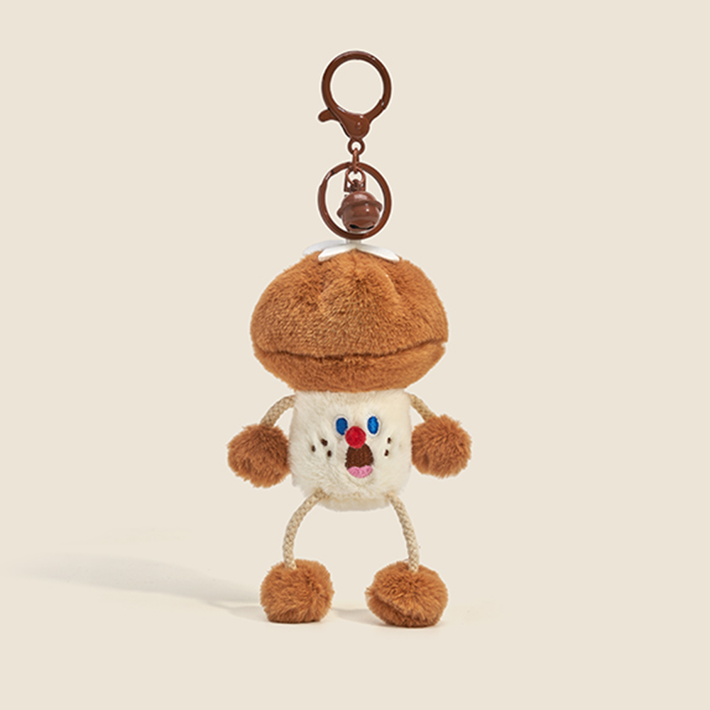Screaming Veggie Poseable Plush Keychain