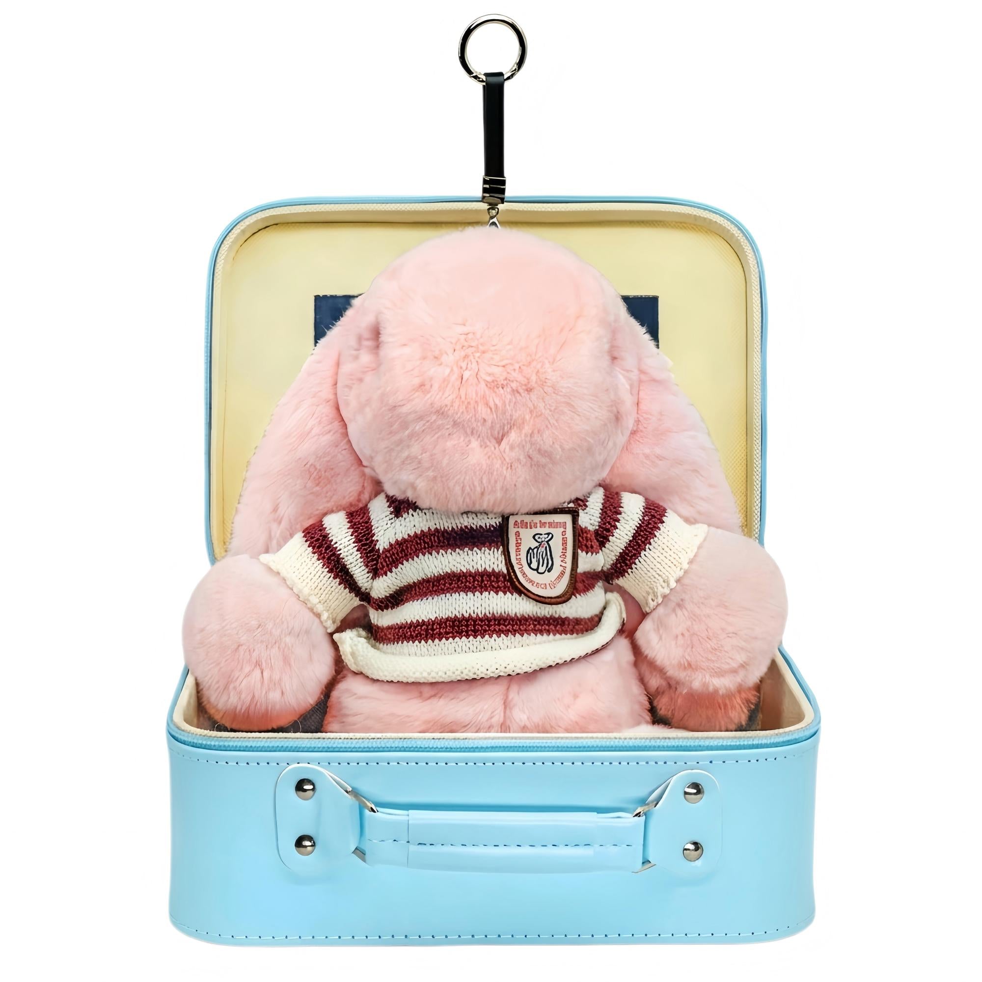 BunnyLulu Original XL Bunny Plush Toy Gift with Designed Makeup box, 13 inches