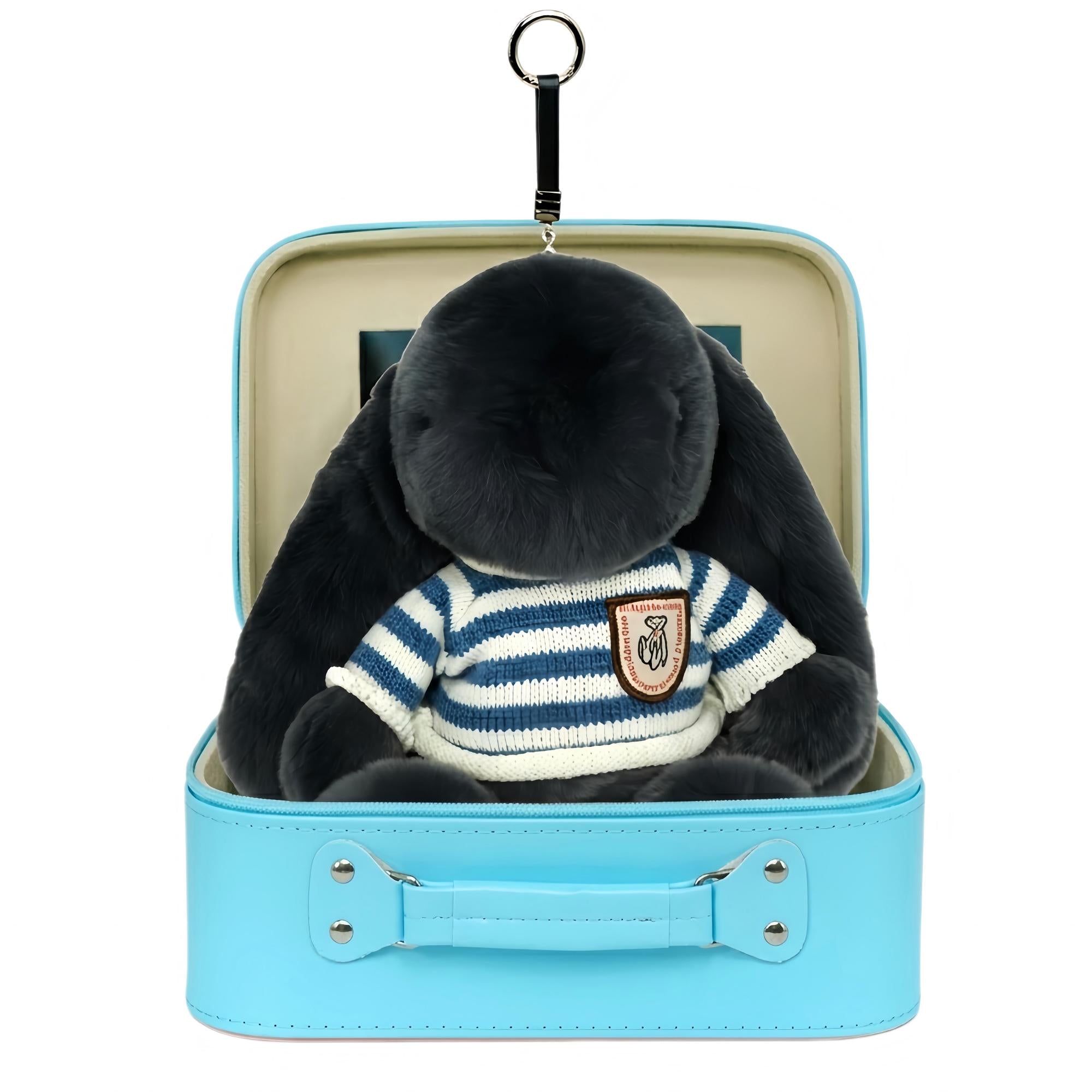 BunnyLulu Original XL Bunny Plush Toy Gift with Designed Makeup box, 13 inches