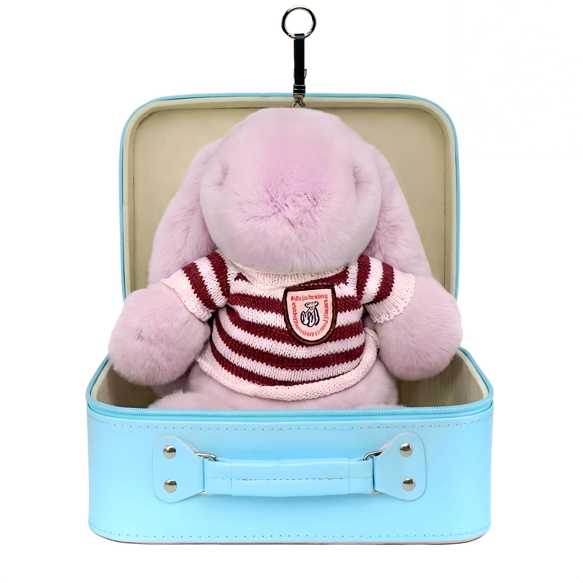 BunnyLulu Original XL Bunny Plush Toy Gift with Designed Makeup box, 13 inches
