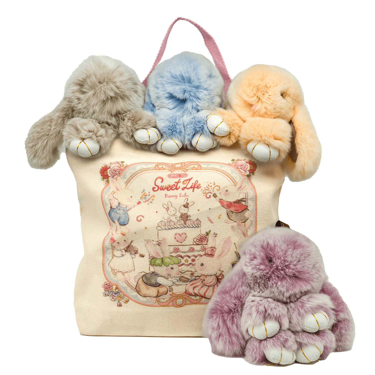 BunnyLulu Mini Canvas Tote Bag - BunnyLulu