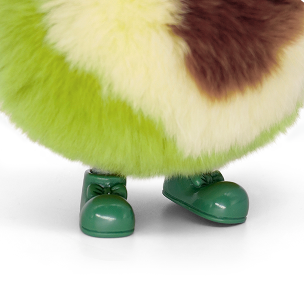 Avocado Plush Keychain with Designed Tin