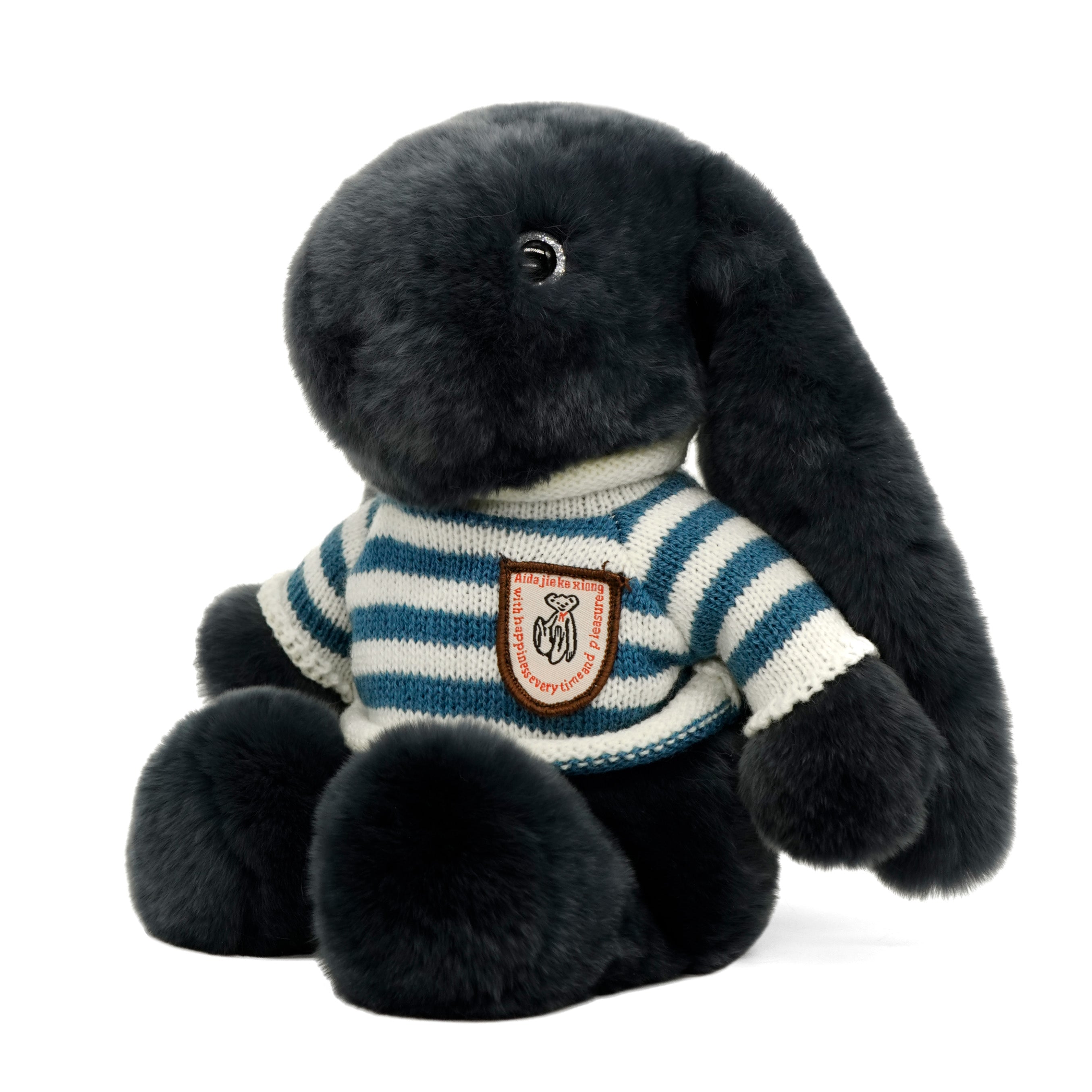 BunnyLulu™ XL Bunny Plush Toy Gift with Designed Makeup box, 13 inches