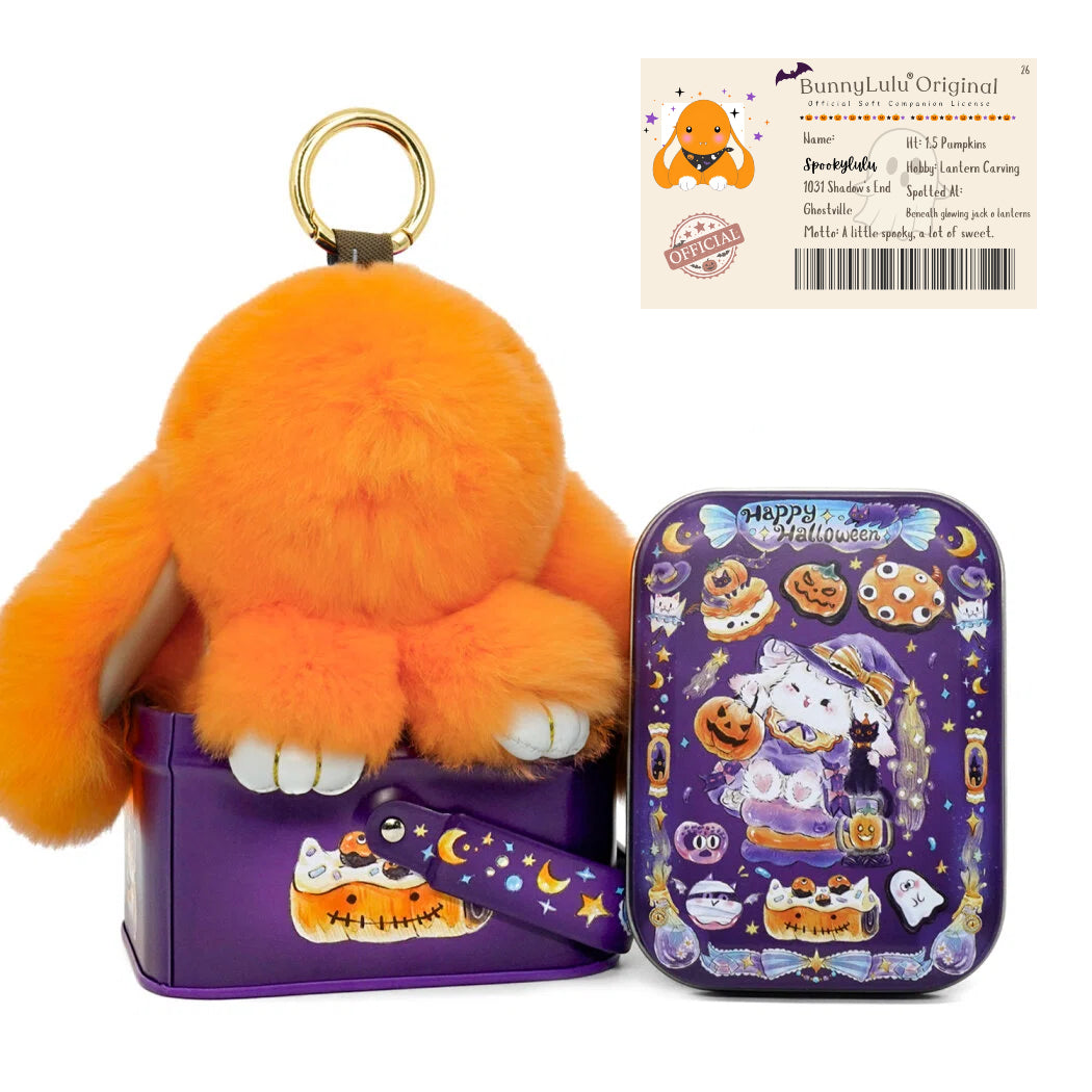 BUNNYLULU Kaninchen-Pompon, Schlüsselanhänger, Modeaccessoires, Handyanhänger