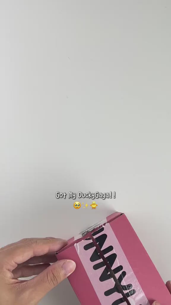 Ducky Plush Keychain with Designed Tin