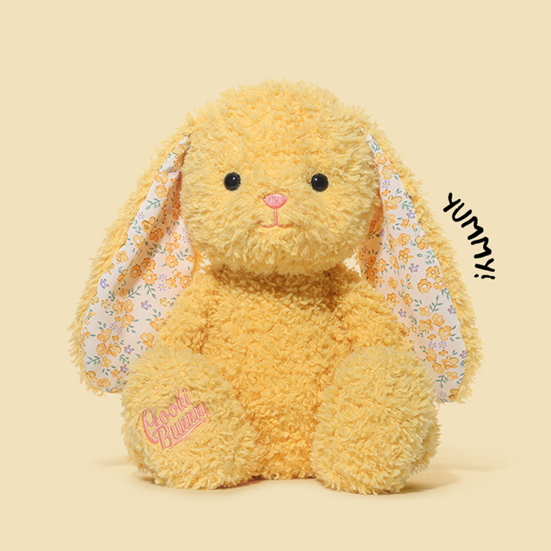 Petal-Eared Huggable Bunny Plush